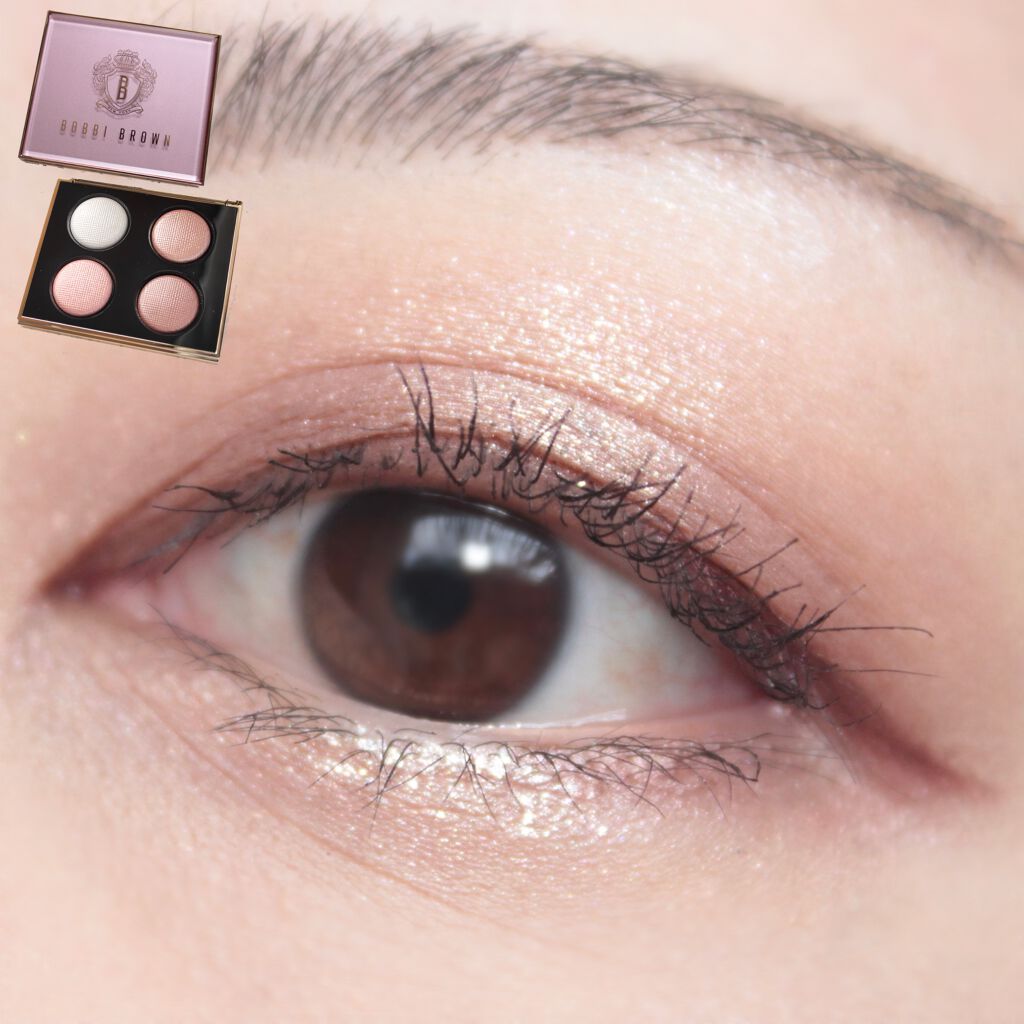 ピンク グロウ リュクス アイシャドウ パレット/BOBBI BROWN/アイシャドウパレットを使ったクチコミ（1枚目）