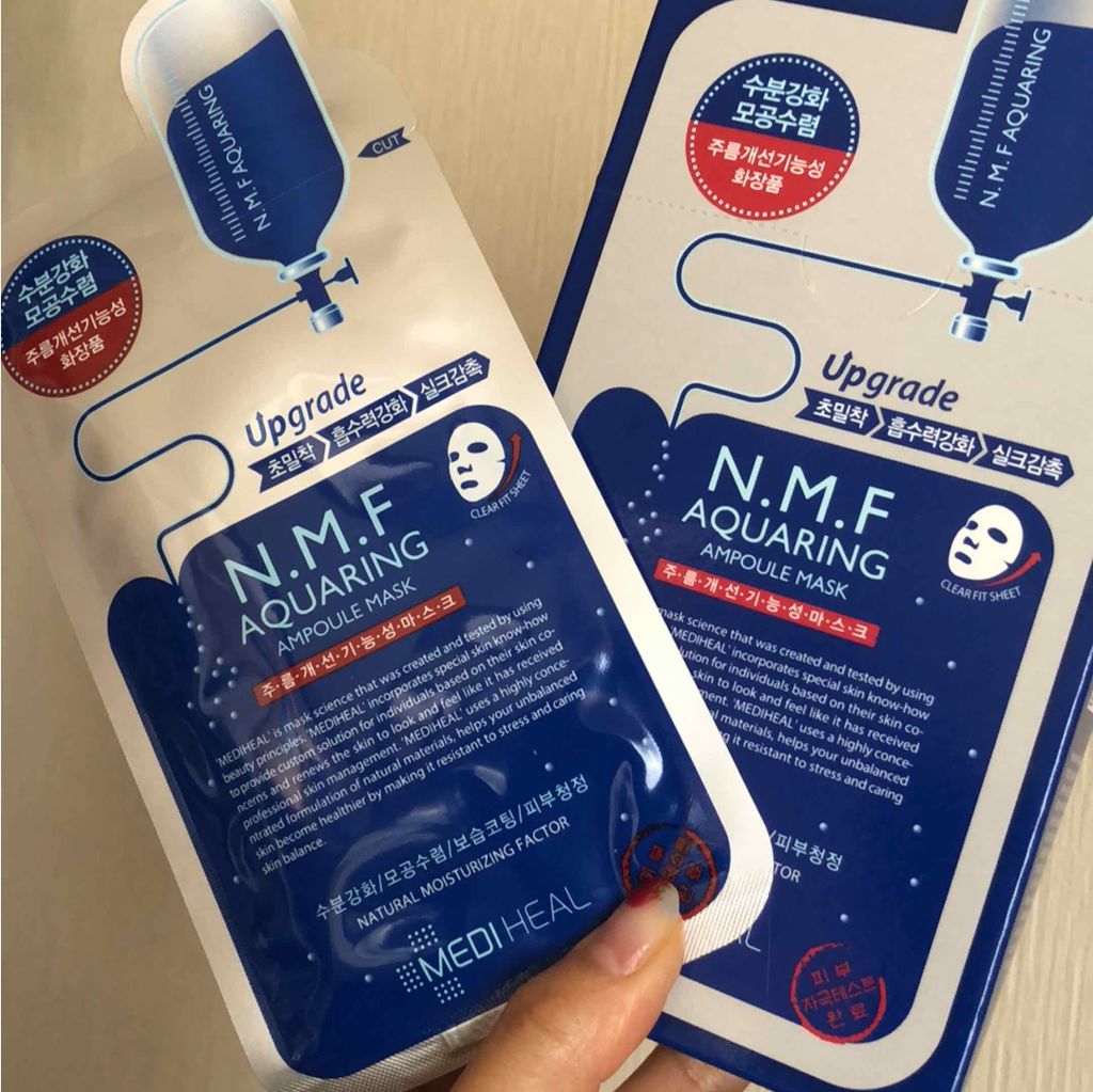 N.M.FアクアアンプルマスクJEX/MEDIHEAL/シートマスク・パックを使ったクチコミ（1枚目）