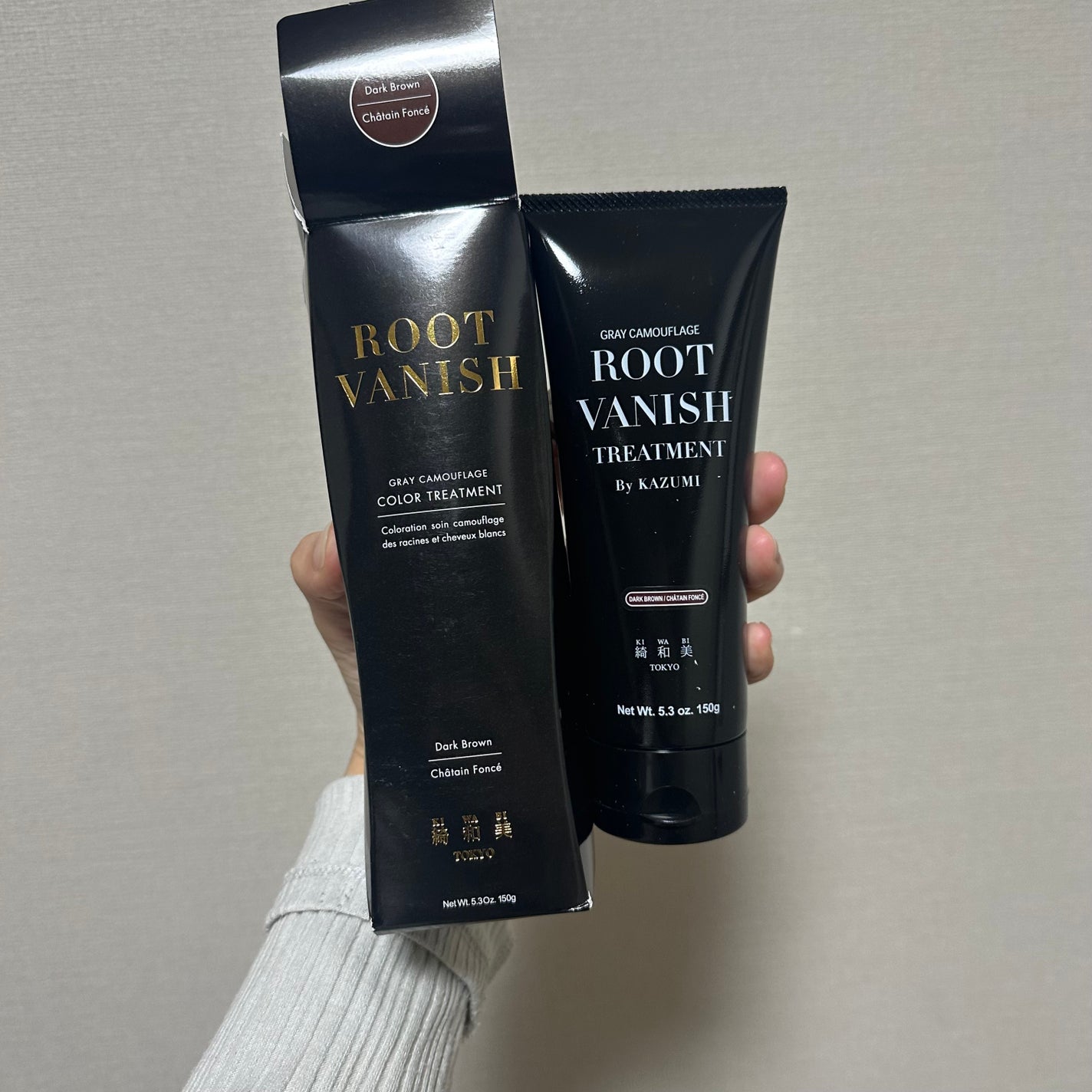ROOT VANISH 白髪染めカラーシャンプー/ トリートメント/綺和美/市販シャンプーを使ったクチコミ(2枚目)