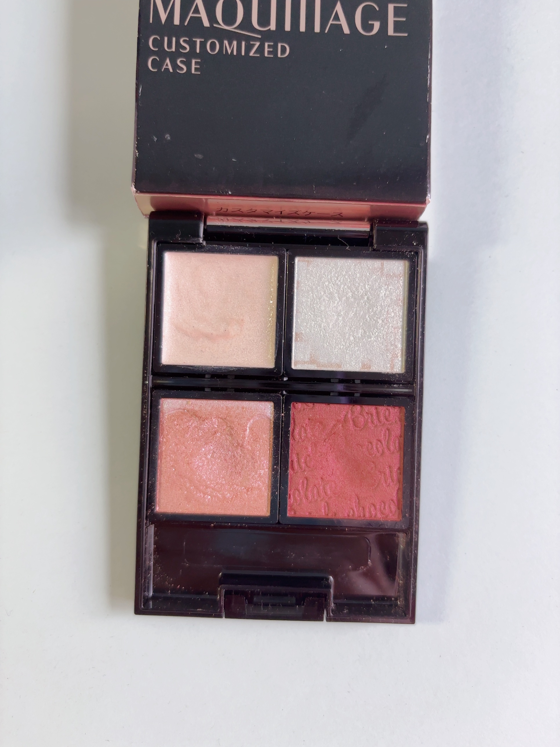 ドラマティックアイカラー (パウダー)/(クリーム)/マキアージュ/アイシャドウパレットを使ったクチコミ（2枚目）