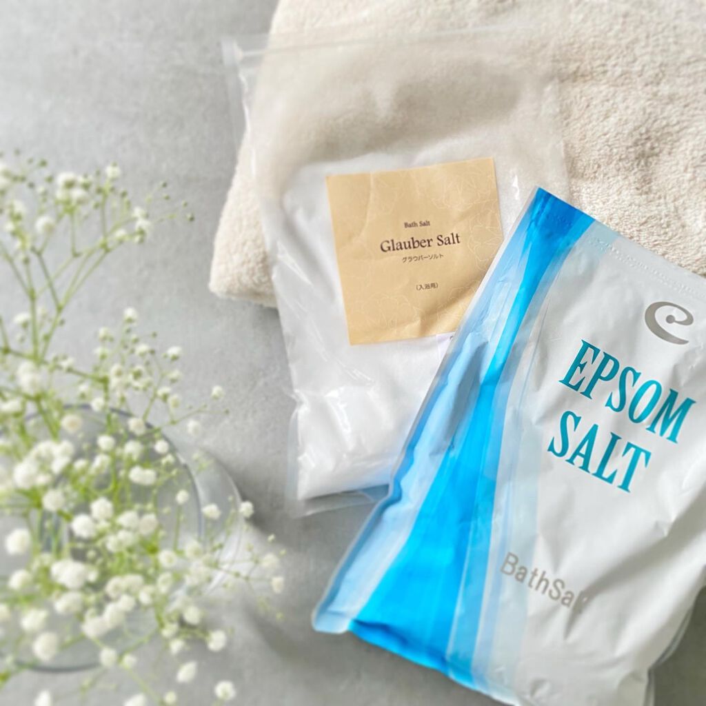 Epsom Salt (エプソムソルト) 国産(岡山県産)/EARTH CONSCIOUS (アースコンシャス)/無機塩系入浴剤を使ったクチコミ（1枚目）