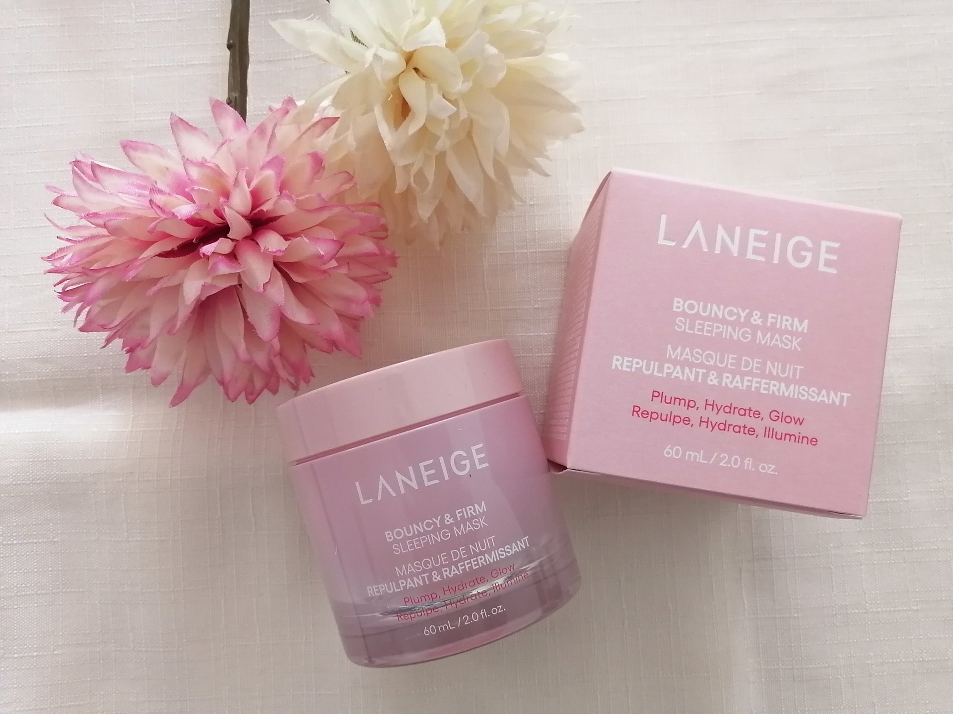 バウンシースリーピングマスク/LANEIGE/フェイスクリームを使ったクチコミ（1枚目）