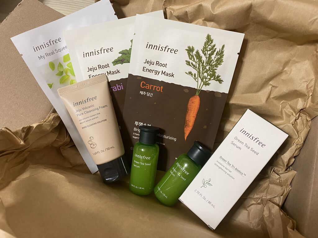 グリーンティーシード セラム N/innisfree/美容液を使ったクチコミ（2枚目）