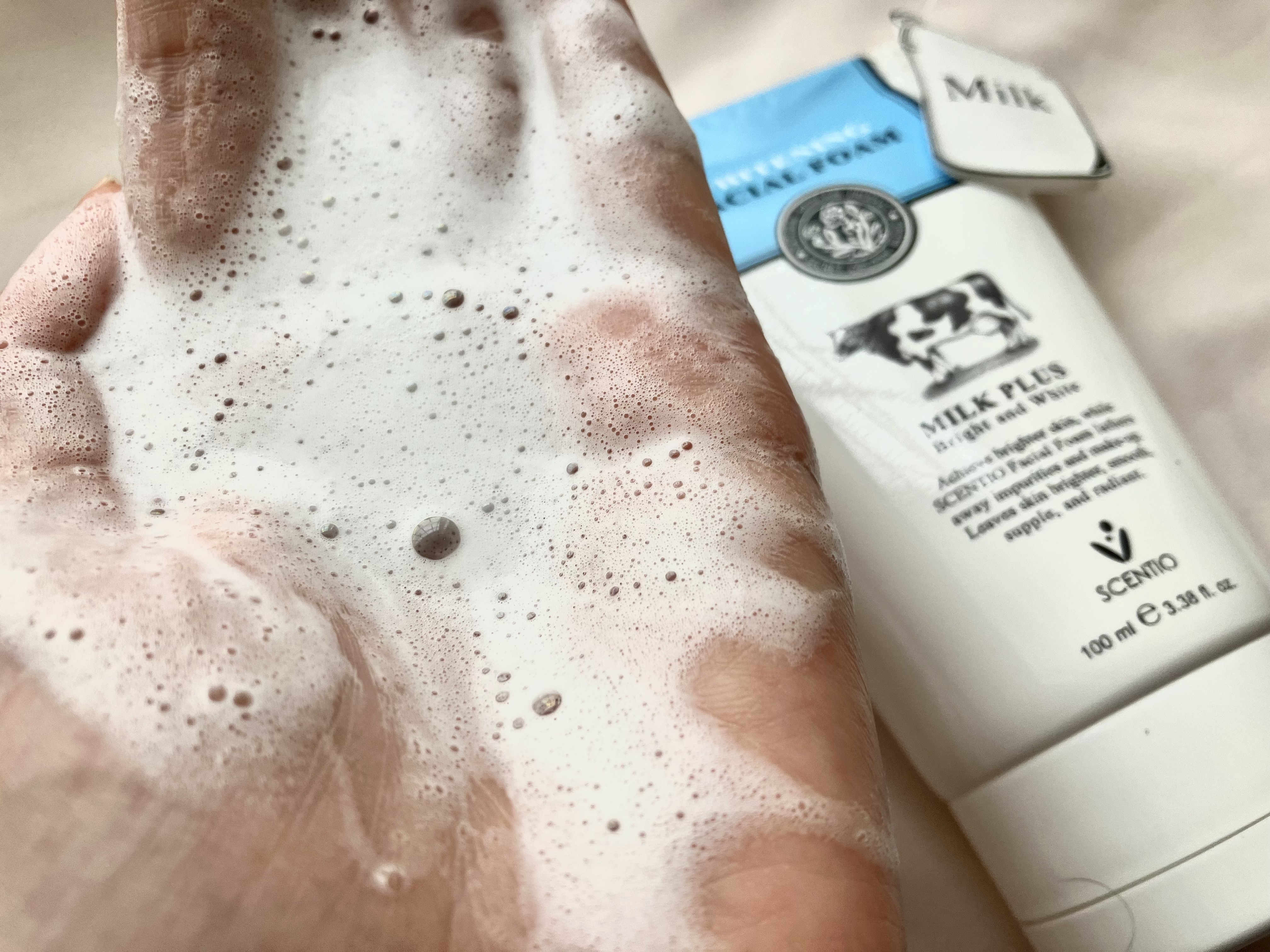 ミルクホワイトブライトニング・フェイシャルフォーム/Beauty Buffet/洗顔フォームを使ったクチコミ（3枚目）