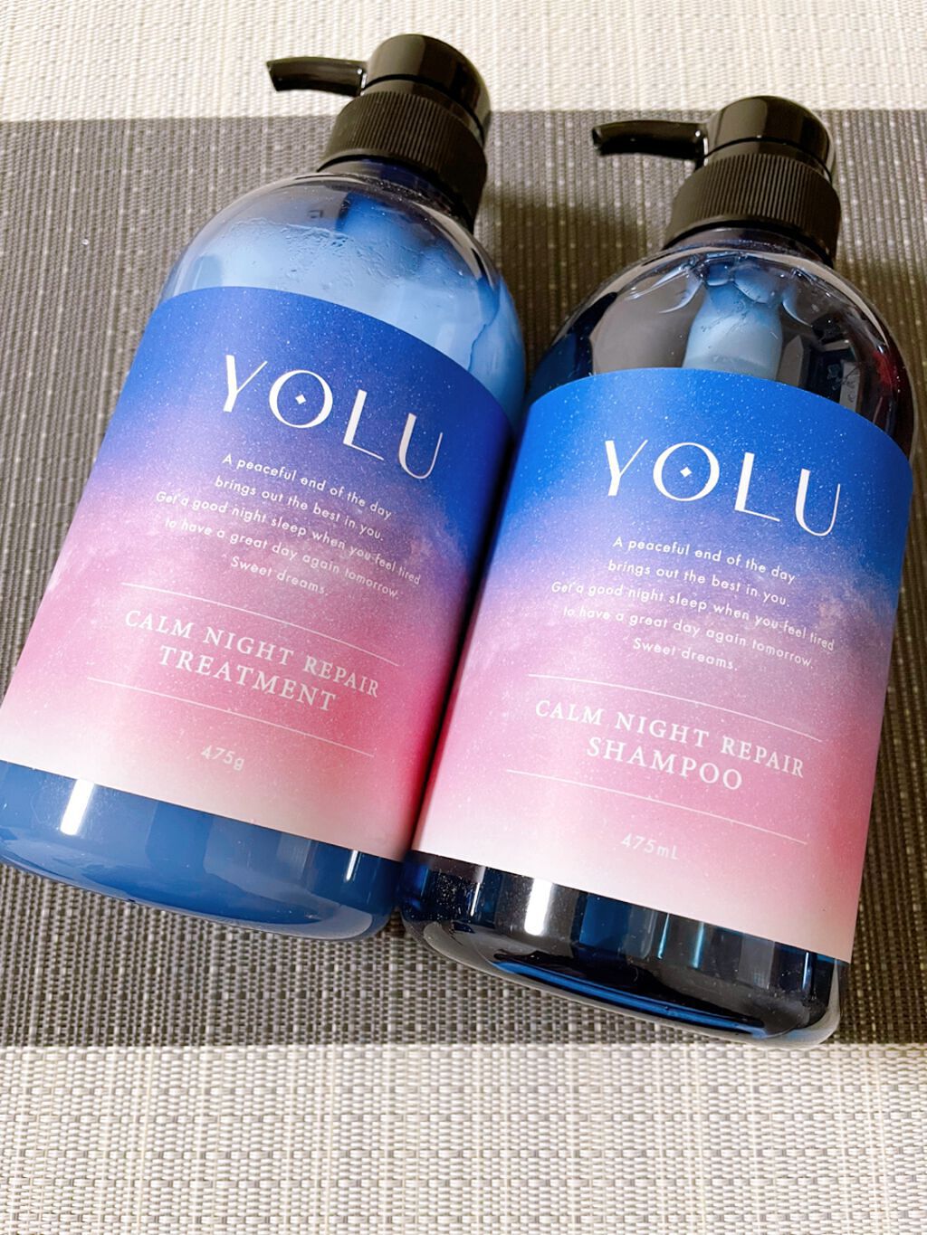 カームナイトリペアシャンプー/トリートメント/YOLU/市販シャンプーを使ったクチコミ(1枚目)
