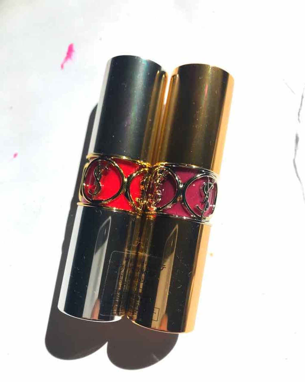 ルージュ ヴォリュプテ シャイン/YVES SAINT LAURENT BEAUTE/口紅を使ったクチコミ（1枚目）