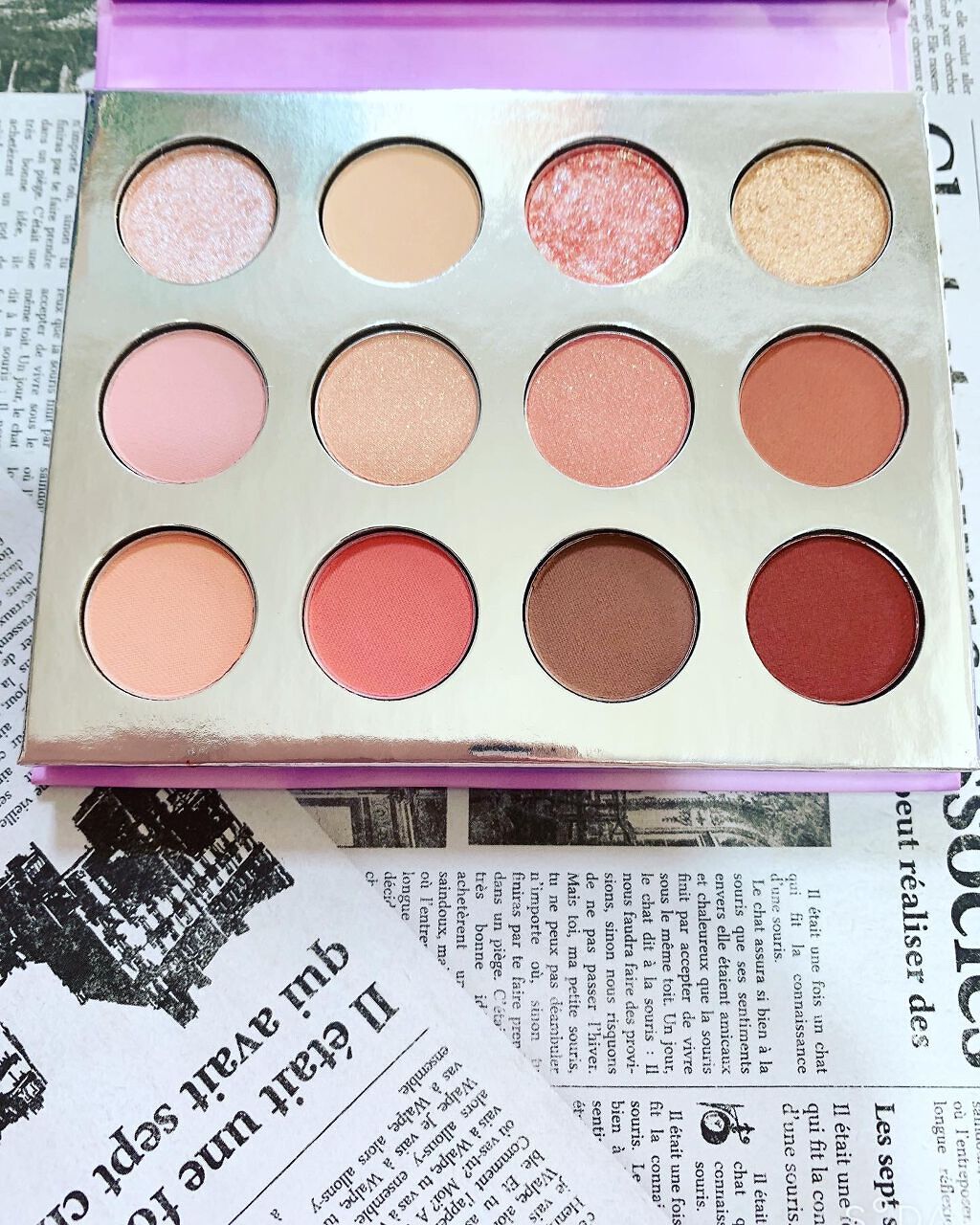 Mood Ever Palette(ムードエバーパレット)/hapeaf/アイシャドウパレットを使ったクチコミ(1枚目)