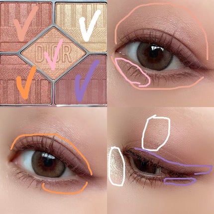 【旧】サンク クルール クチュール/Dior/アイシャドウパレットを使ったクチコミ(6枚目)