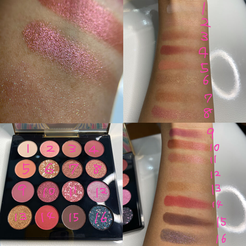 大英博物館 エジプトシリーズ アイシャドウパレット/ZEESEA/アイシャドウパレットを使ったクチコミ（3枚目）