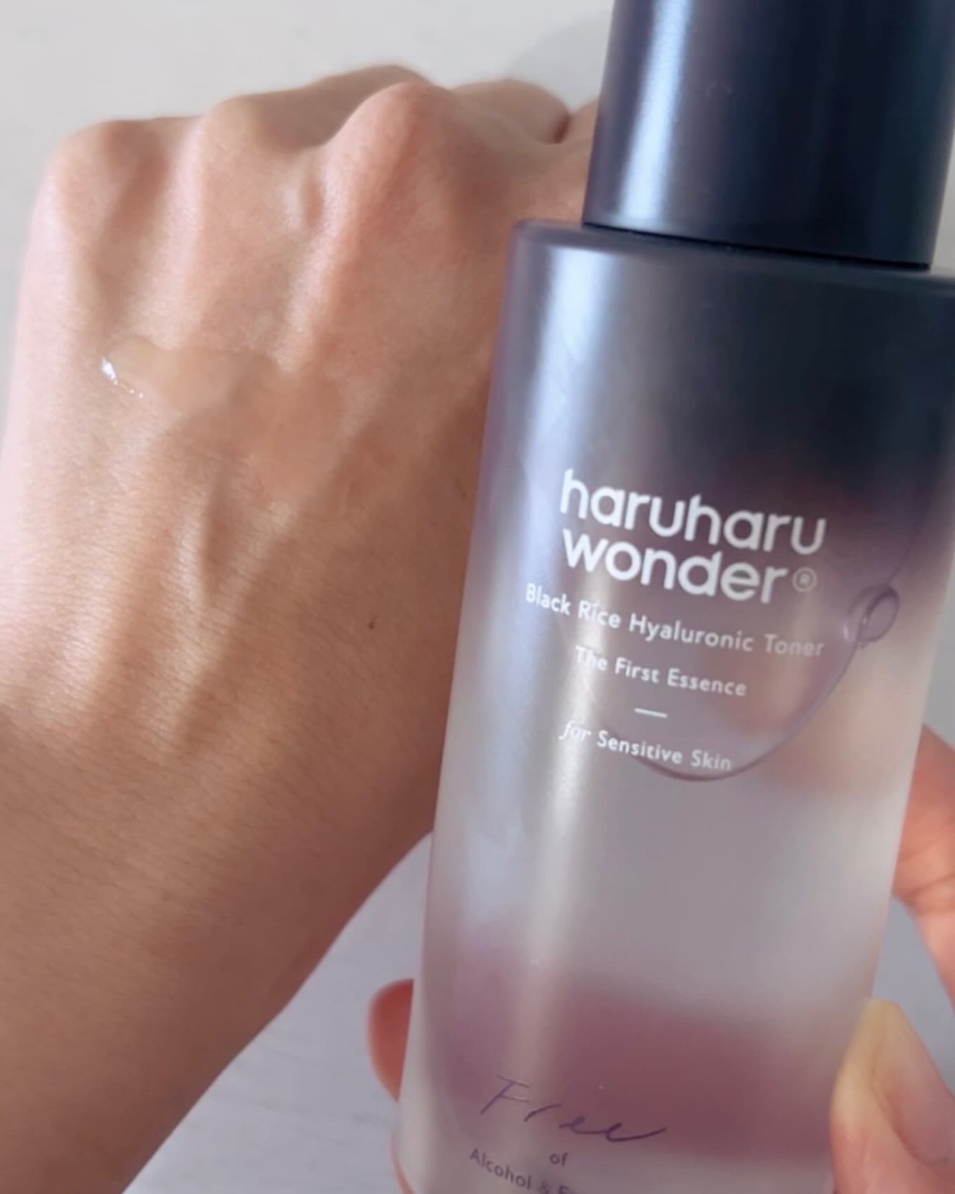 ブラックライス ヒアルロニックトナー/haruharu wonder/化粧水を使ったクチコミ（3枚目）