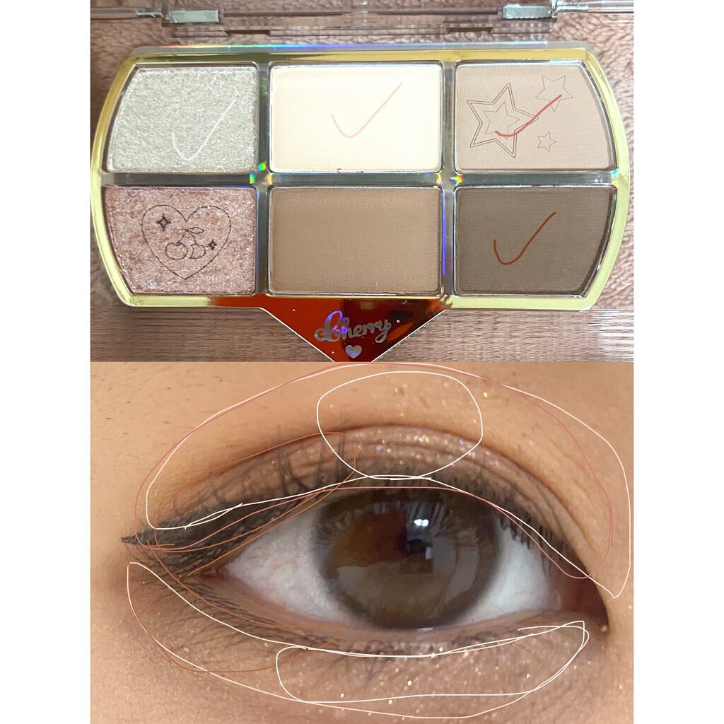 レトロマグネティック アイシャドウパレット 04 チーズボックス(Cheese Box)/FlowerKnows/アイシャドウパレットを使ったクチコミ（2枚目）