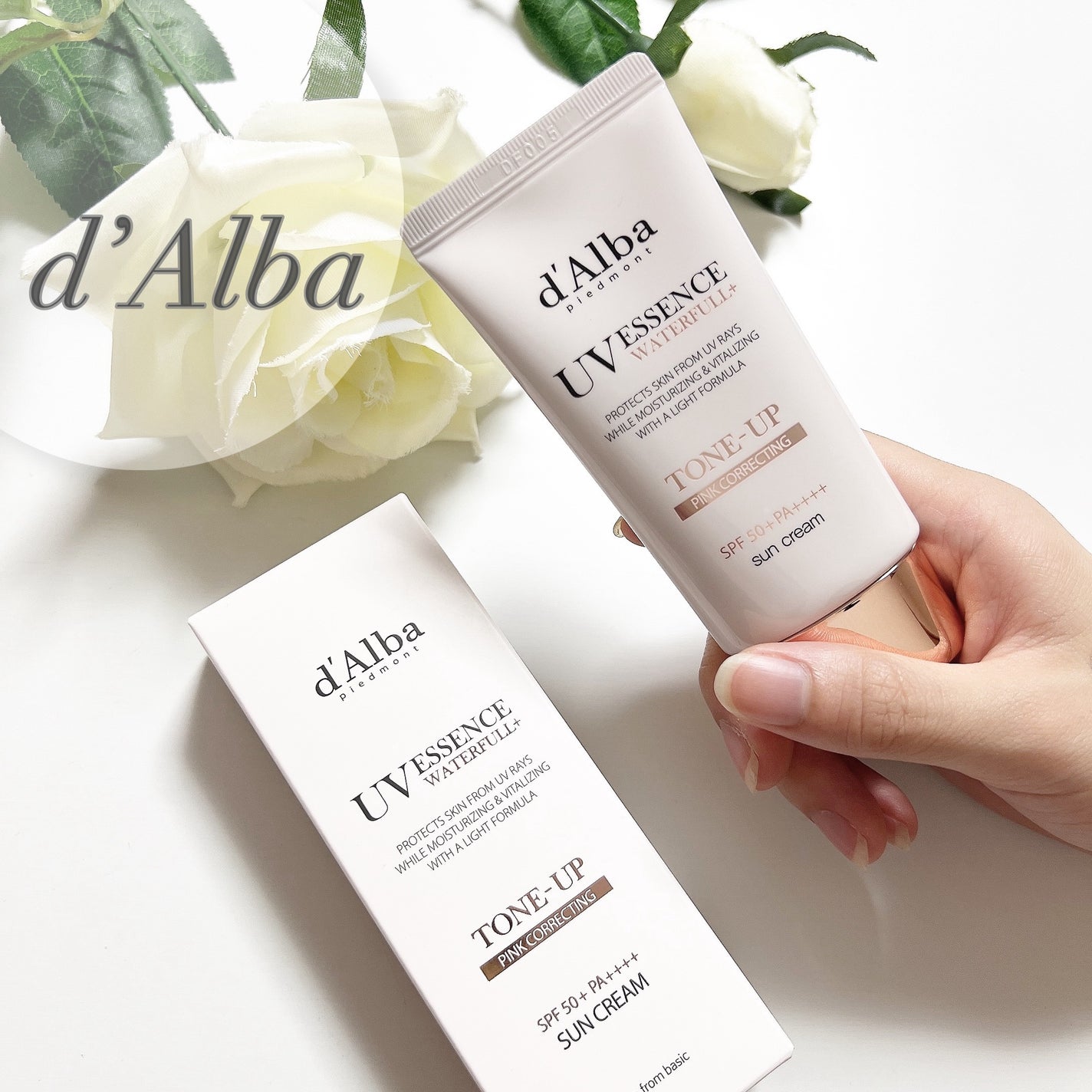 ウォータフルトーンアップサンクリーム/ダルバ/日焼け止めクリームを使ったクチコミ(1枚目)