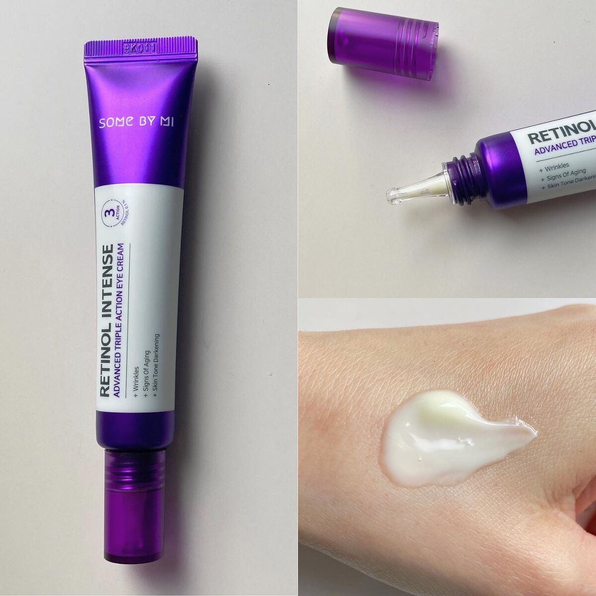 レチノールインテンシブ アドバンスドトリプルアクションアイクリーム/SOME BY MI/アイケア・アイクリームを使ったクチコミ（3枚目）