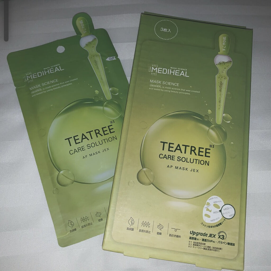 ティーツリーケアソリューション アンプルマスクJEX/MEDIHEAL/シートマスク・パックを使ったクチコミ（1枚目）
