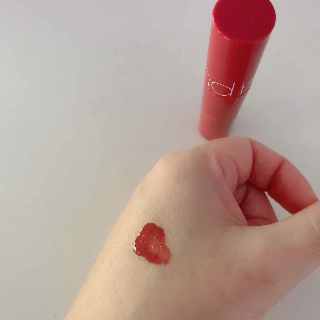 ジューシーラスティングティント/rom&nd/リップティントを使ったクチコミ(3枚目)