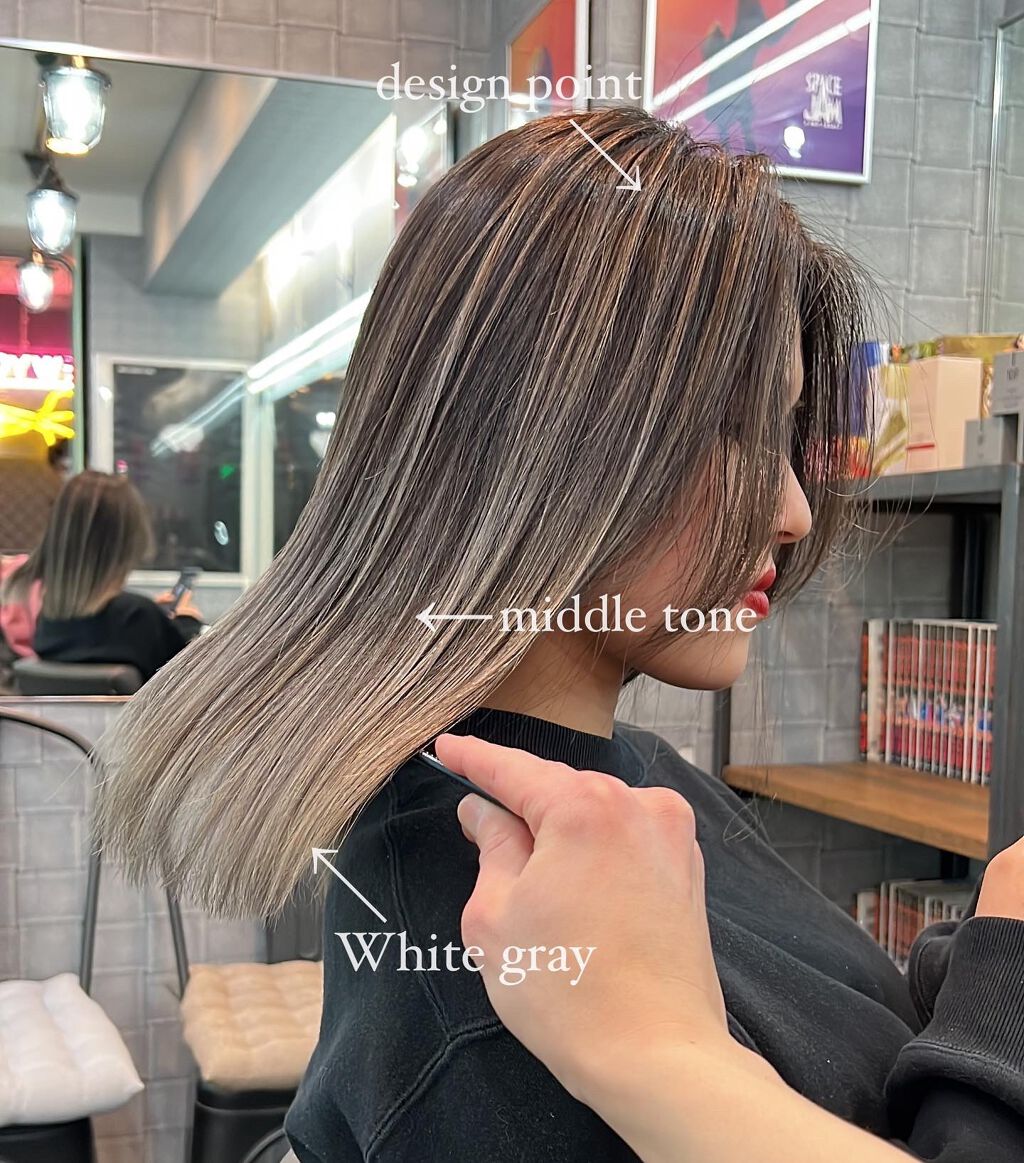 ショーゴ/美容師✂️/海外ヘア🇺🇸🌴 on LIPS 「これがグラデーションの美学🔱✨本格的なデザインカラーを体感した..」(3枚目)