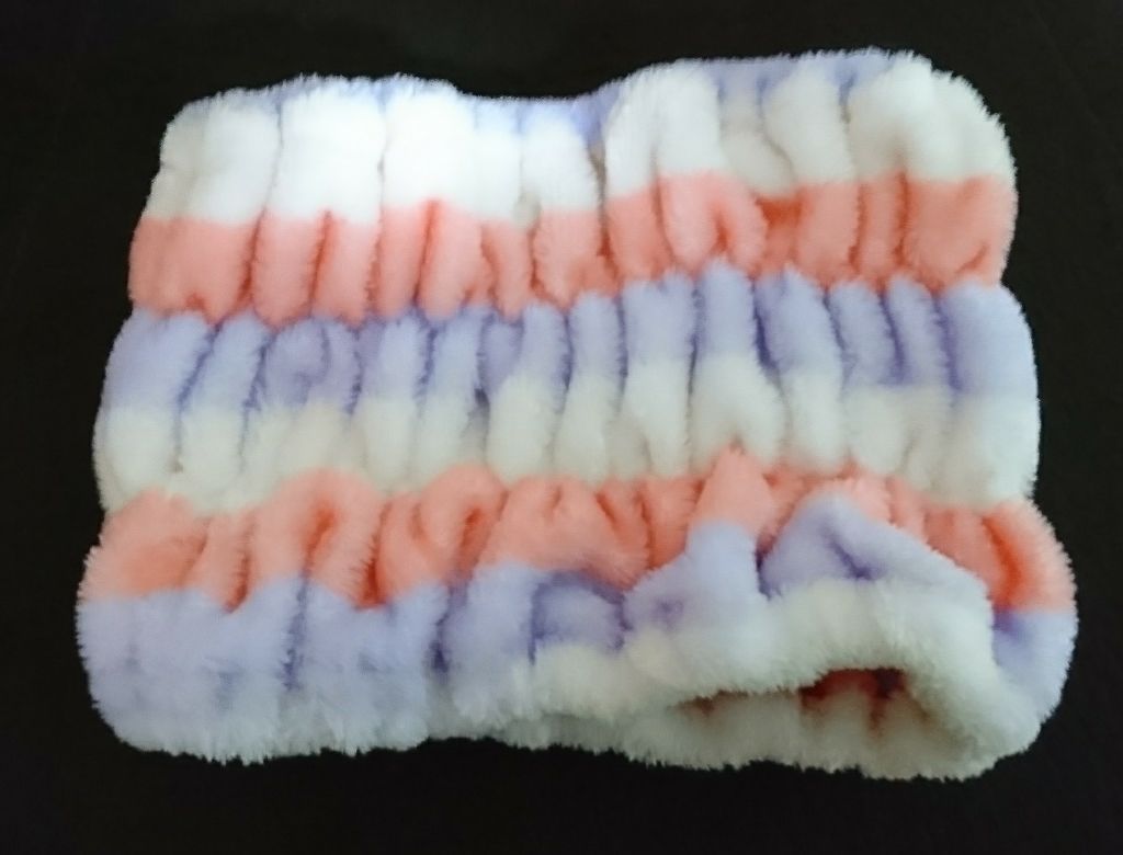 ふわふわヘアターバン/DAISO/ヘアアクセサリーを使ったクチコミ(1枚目)