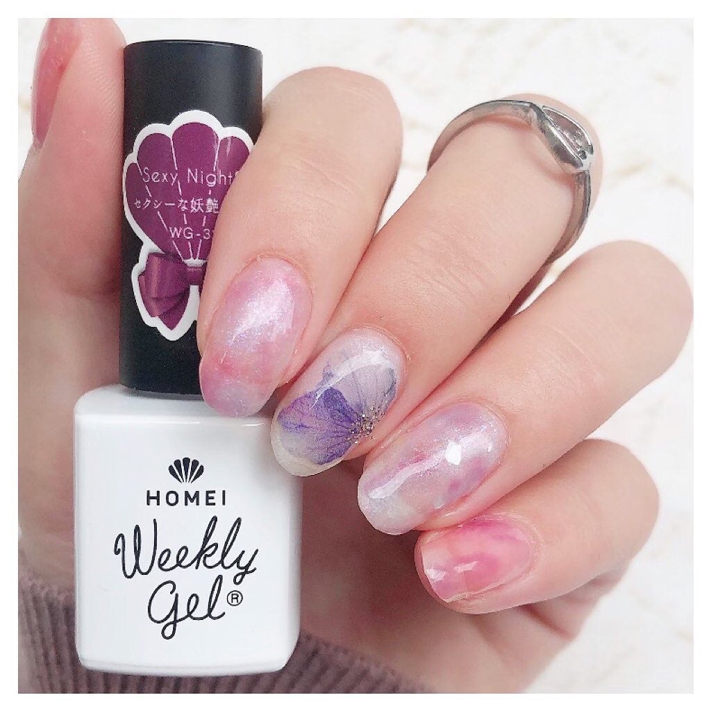 ウィークリージェル/HOMEI/ジェルネイルを使ったクチコミ(3枚目)