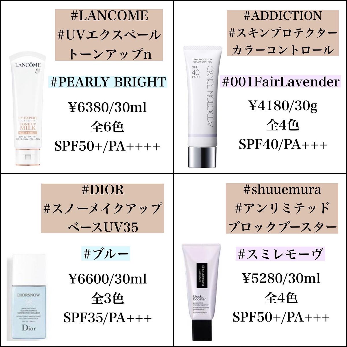 【旧】スノー メイクアップ ベース UV35 SPF35／PA+++/Dior/化粧下地を使ったクチコミ（2枚目）