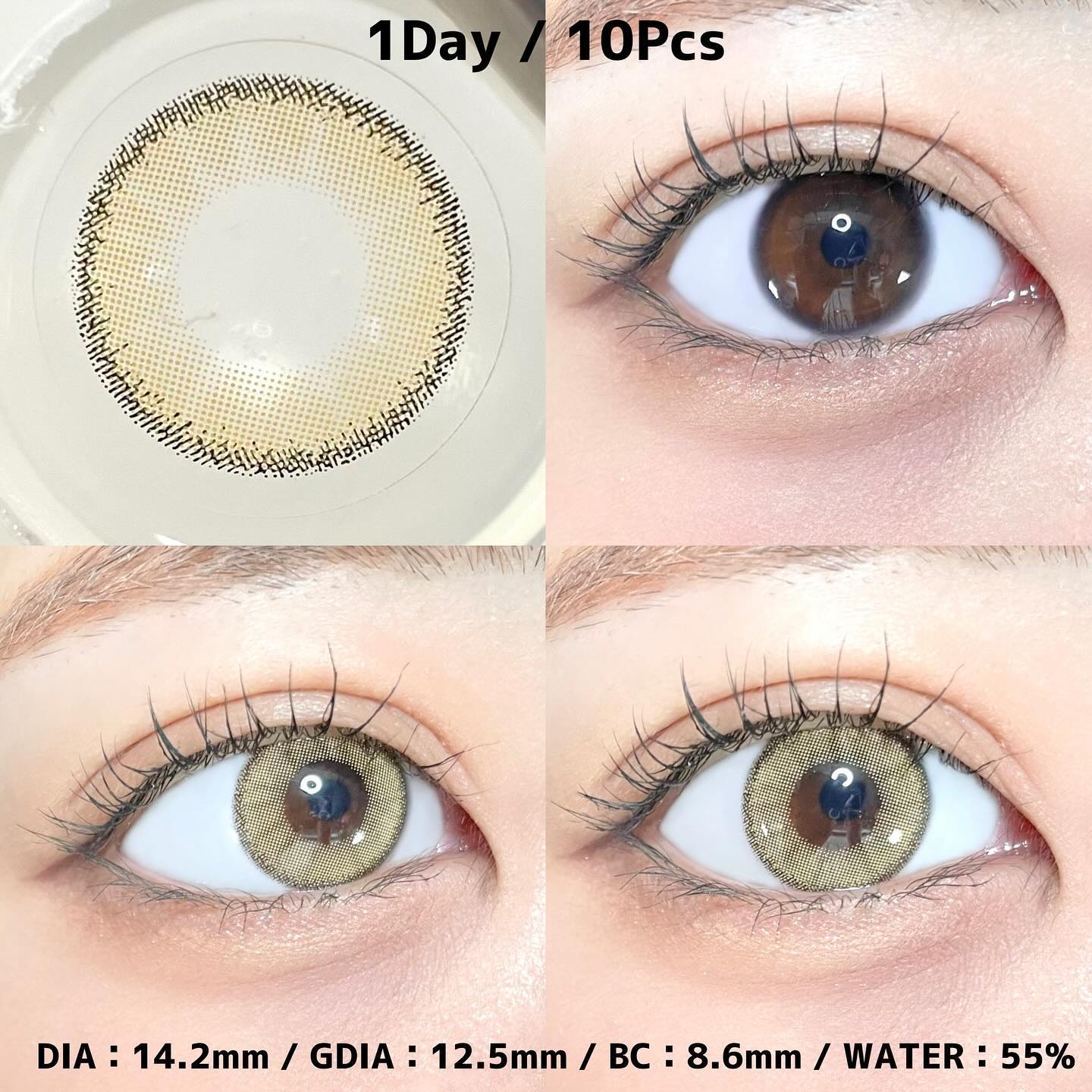 N’s COLLECTION 1day/N’s COLLECTION/ワンデー（１DAY）カラコンを使ったクチコミ（3枚目）