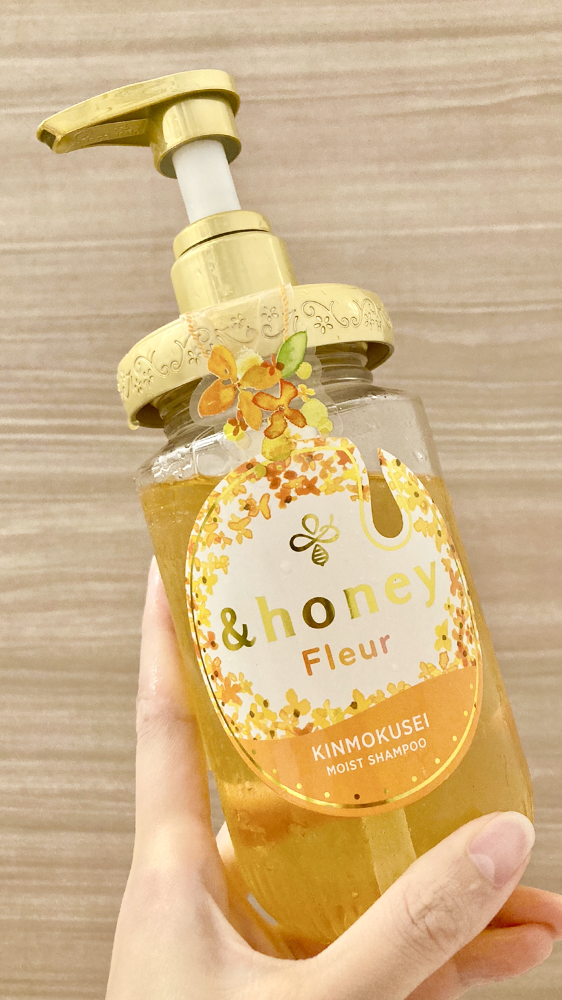 アンドハニー フルール シャンプー1.0 /アンドハニー フルール トリートメント2.0 シャンプー 450ml/&honey/市販シャンプーを使ったクチコミ（1枚目）