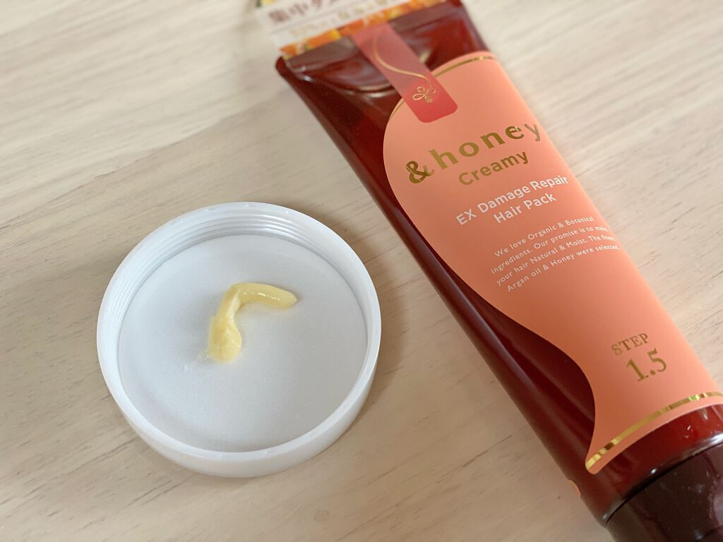 &honey  Creamy EXダメージリペアヘアパック1.5/&honey/ヘアマスク・ヘアパックを使ったクチコミ（3枚目）