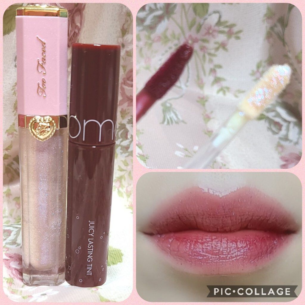 ジューシーラスティングティント/rom&nd/リップティントを使ったクチコミ（1枚目）