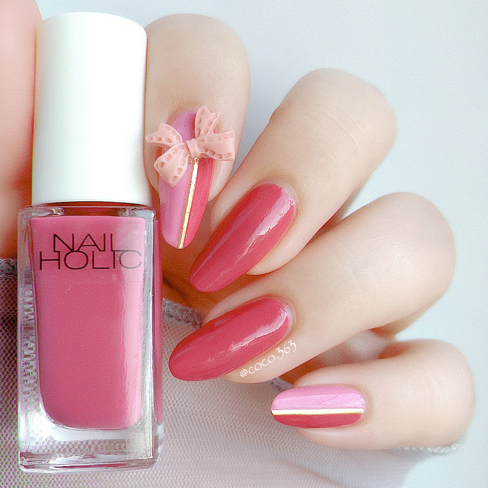 ネイルホリック リミテッドカラー カスタムジェラート RO608 カシス/ネイルホリック/マニキュアを使ったクチコミ（2枚目）