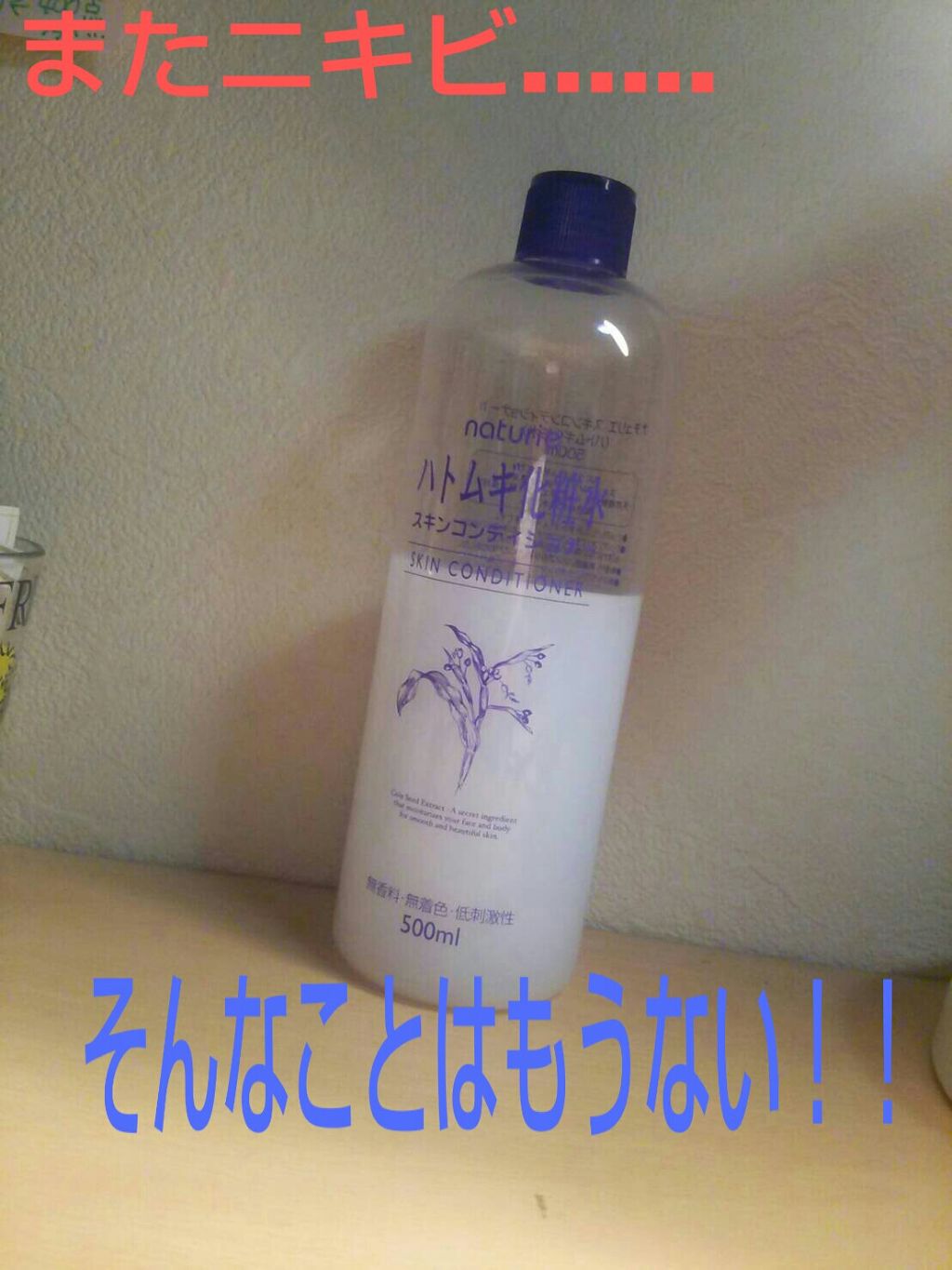 ハトムギ化粧水(ナチュリエ スキンコンディショナー R )/ナチュリエ/化粧水を使ったクチコミ（1枚目）