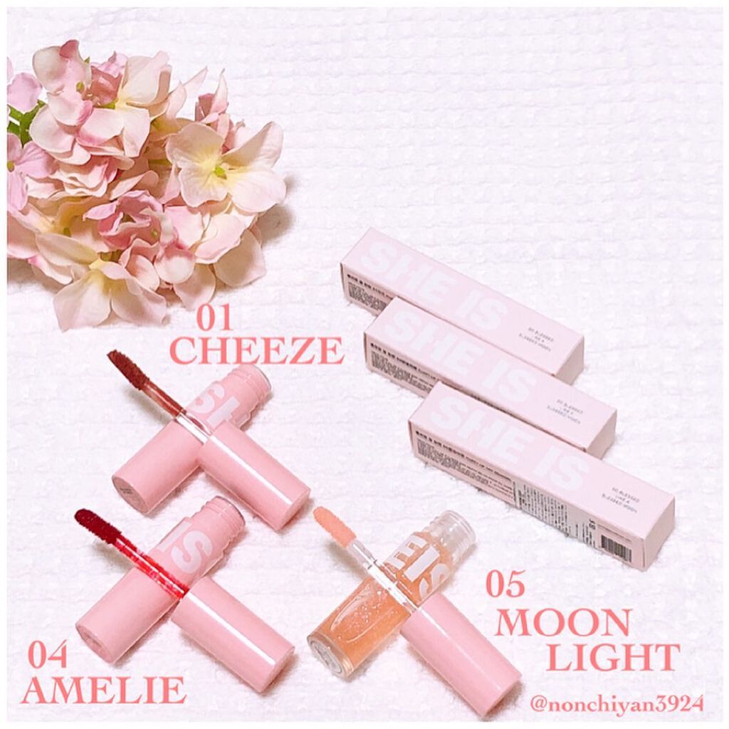 フラッフィリップティント/BLESSED MOON/リップティントを使ったクチコミ（2枚目）