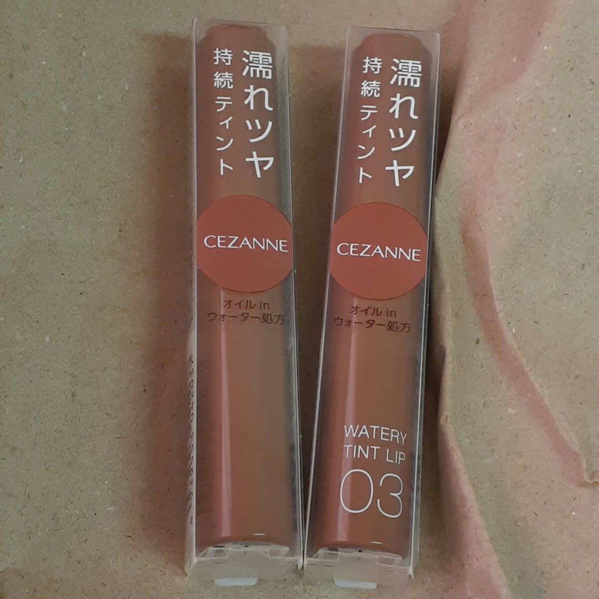 ウォータリーティントリップ/CEZANNE/リップティントを使ったクチコミ(5枚目)