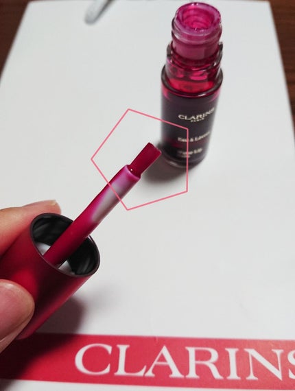ウォーターリップ ステイン/CLARINS/リップグロスを使ったクチコミ(2枚目)