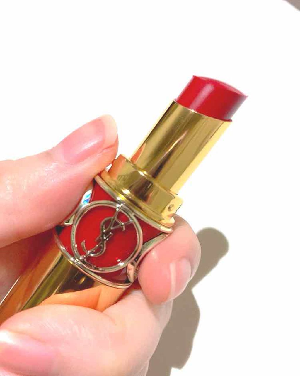 ルージュ ヴォリュプテ シャイン/YVES SAINT LAURENT BEAUTE/口紅を使ったクチコミ（1枚目）