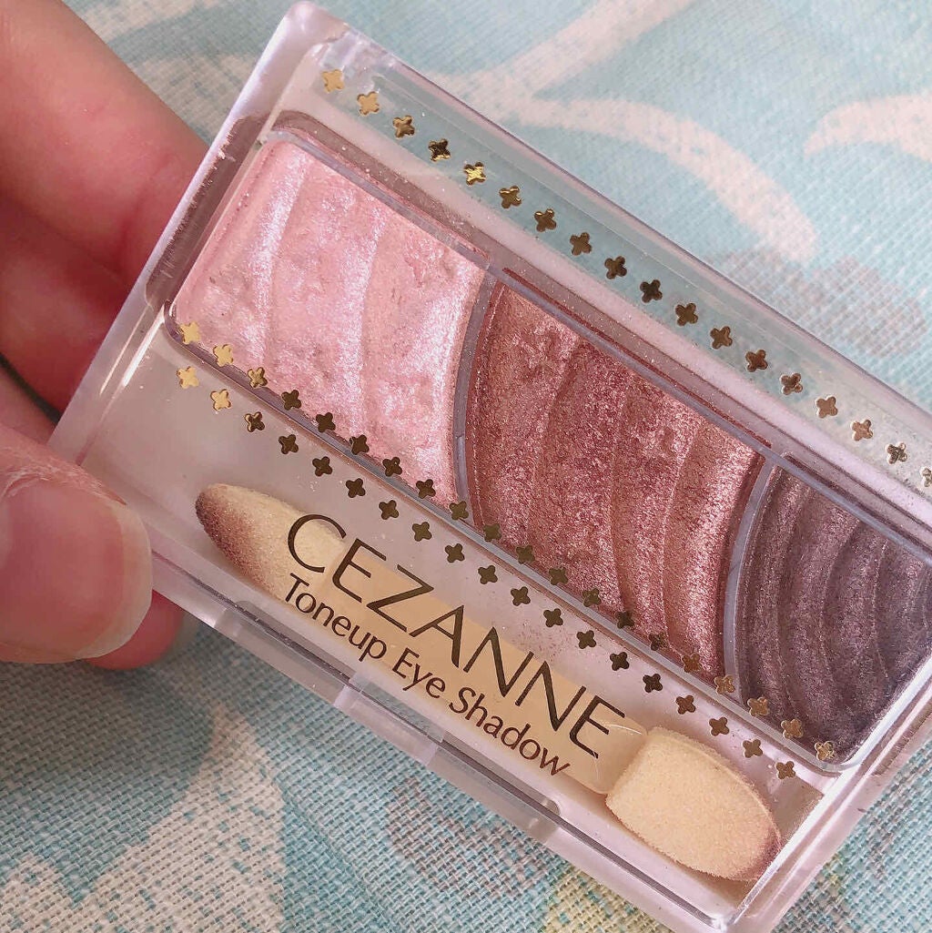 トーンアップアイシャドウ/CEZANNE/アイシャドウパレットを使ったクチコミ(1枚目)
