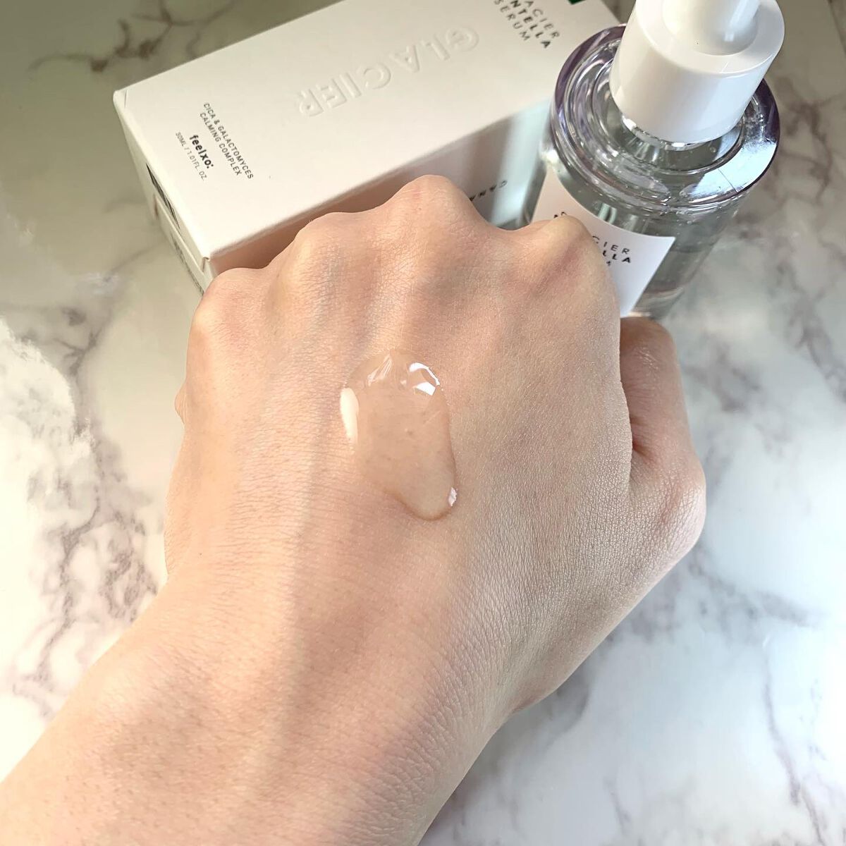 GLACIER CENTELLA SERUM /feelxo/美容液を使ったクチコミ(4枚目)