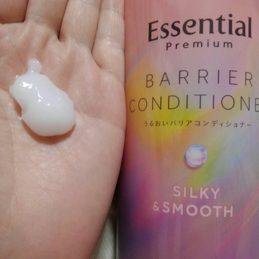 エッセンシャルプレミアム バリアシャンプー・コンディショナー シルキー&スムース/エッセンシャル/市販シャンプーを使ったクチコミ(8枚目)