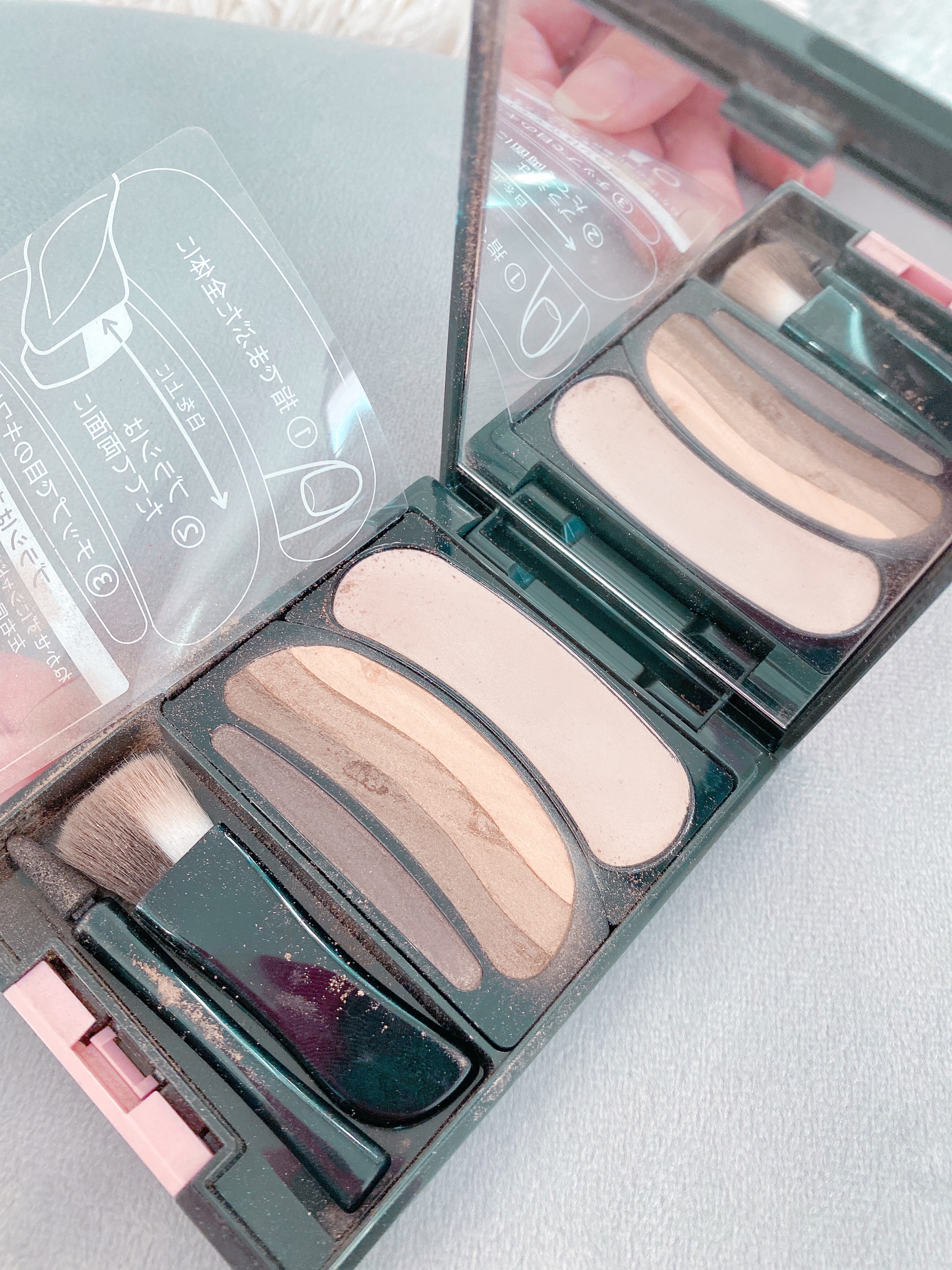 ブラシひと塗りシャドウN/オーブ/アイシャドウパレットを使ったクチコミ（1枚目）