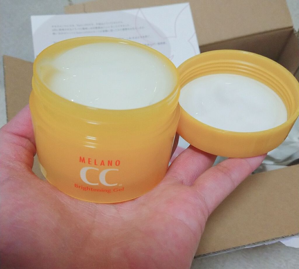 薬用しみ対策美白ジェル/メラノCC/フェイスクリームを使ったクチコミ(1枚目)