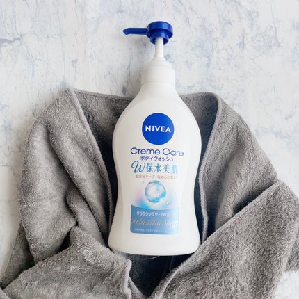 クリームケア ボディウォッシュ W保水美肌 リラクシングソープの香り/ニベア/ボディソープを使ったクチコミ(1枚目)