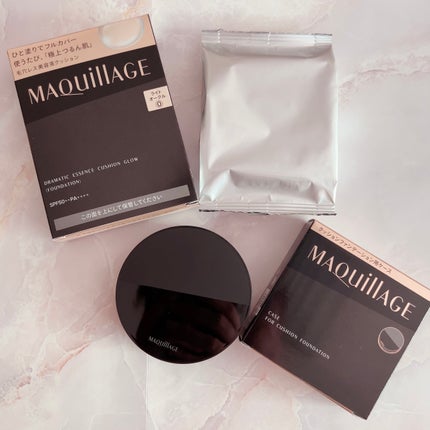 ドラマティックエッセンスクッション グロウ/マキアージュ/クッションファンデーションを使ったクチコミ(2枚目)