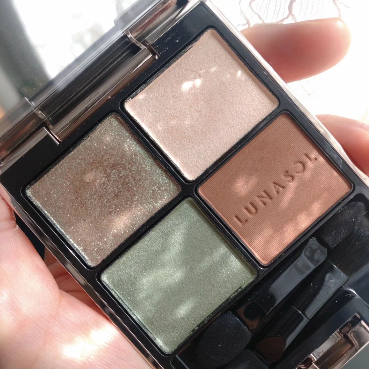 アイカラーレーション EX09（限定発売）/LUNASOL/アイシャドウパレットを使ったクチコミ（1枚目）