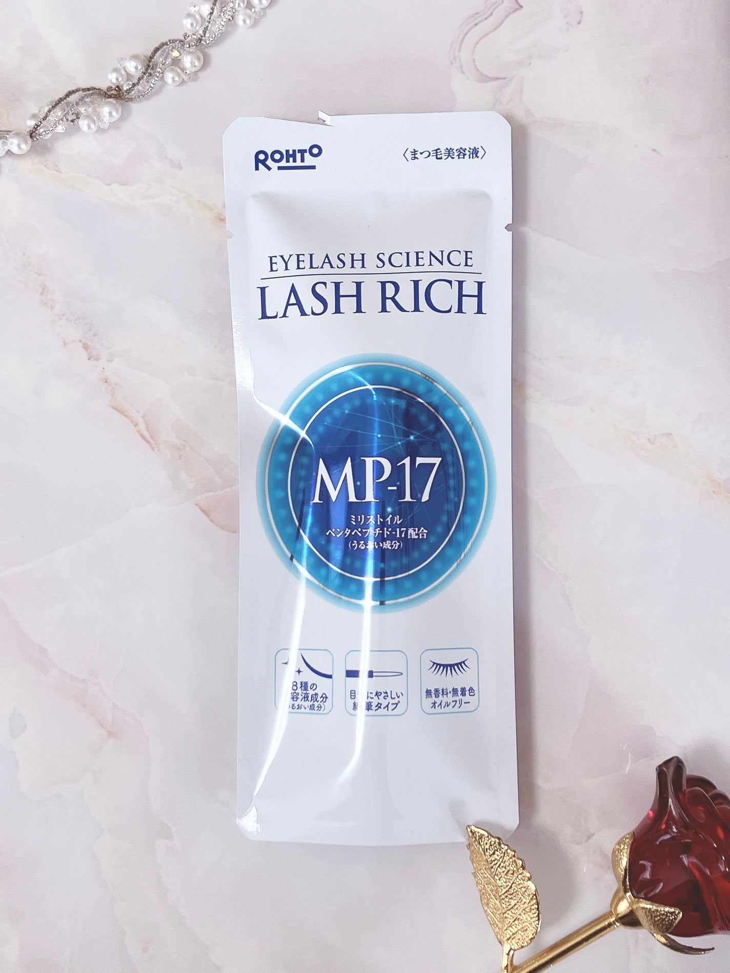 ラッシュリッチアイラッシュセラム/ロート製薬/まつげ美容液を使ったクチコミ(3枚目)