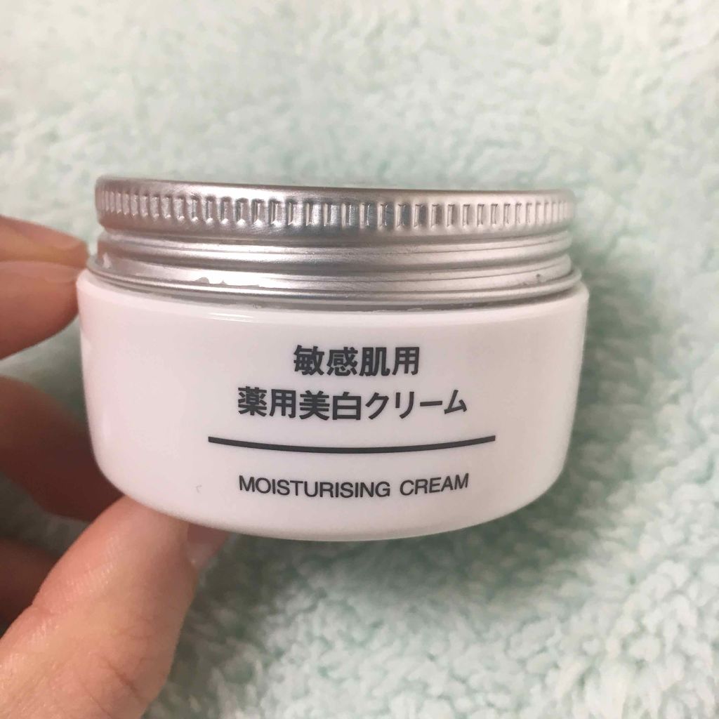 敏感肌用薬用美白クリーム/無印良品/フェイスクリームを使ったクチコミ（1枚目）