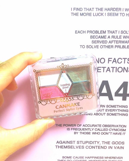 【旧品】パーフェクトスタイリストアイズ/キャンメイク/アイシャドウパレットを使ったクチコミ(1枚目)