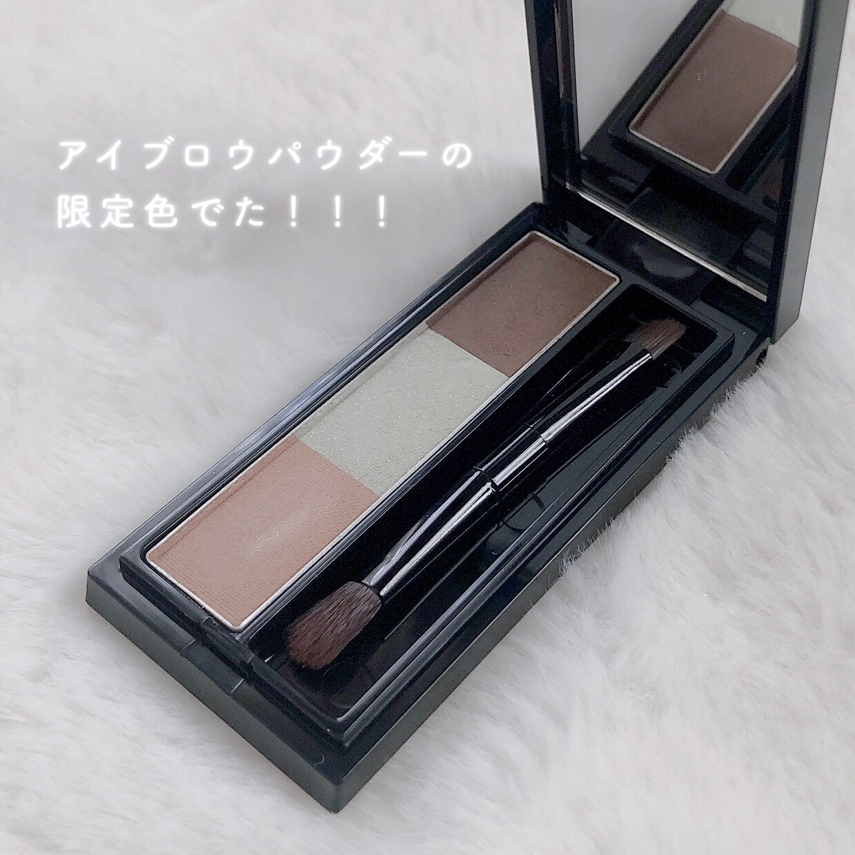 ヴィセ リシェ アイブロウパウダー BR-6 ニュアンスミント(限定)/Visée/パウダーアイブロウを使ったクチコミ（2枚目）