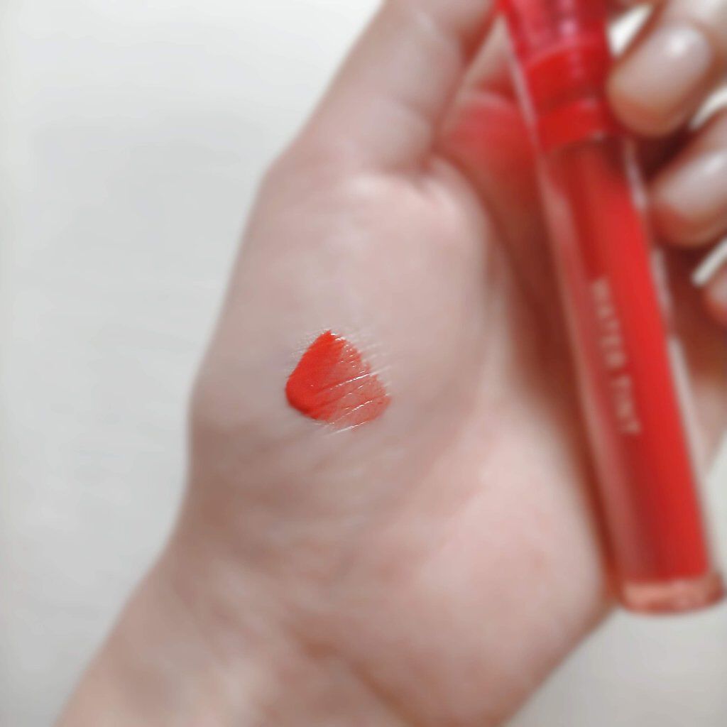 アピュー ジューシーパン ウォーターティント RD01　 ストロベリー/A’pieu/リップティントを使ったクチコミ（2枚目）