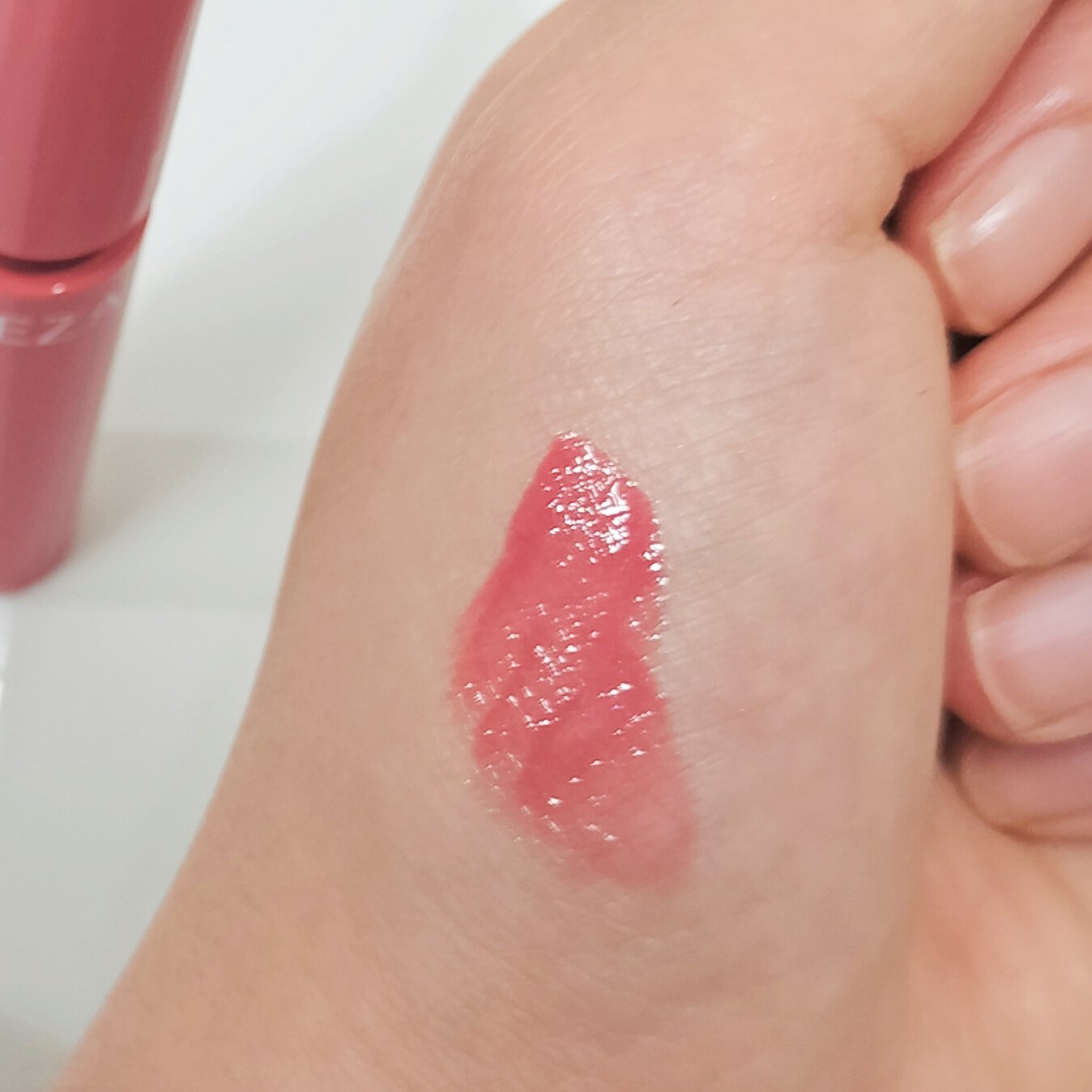 ウォータリーティントリップ/CEZANNE/リップティントを使ったクチコミ（2枚目）