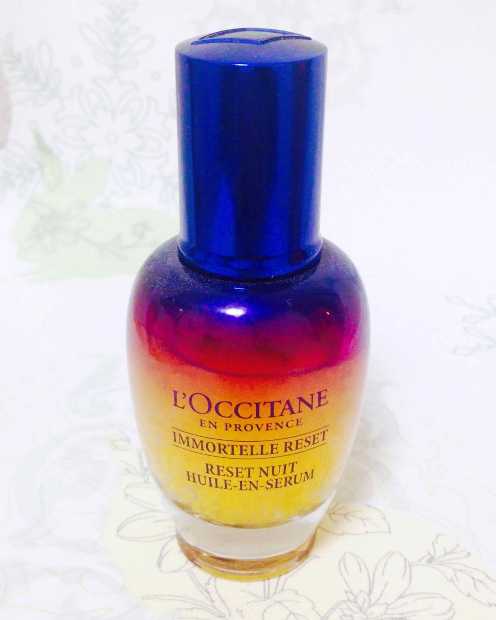 イモーテル オーバーナイトリセットセラム/L'OCCITANE/美容液を使ったクチコミ(3枚目)