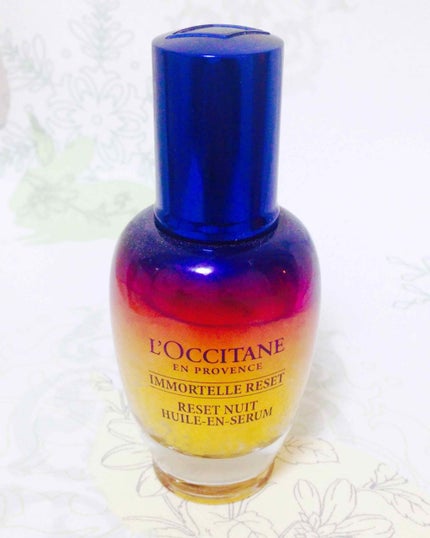 イモーテル オーバーナイトリセットセラム/L'OCCITANE/美容液を使ったクチコミ(3枚目)