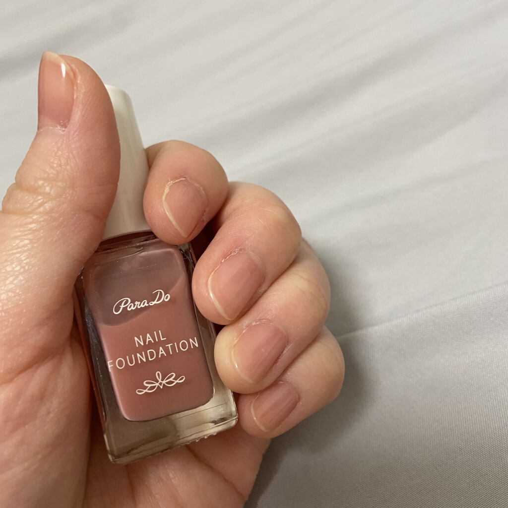 ネイルファンデーション PO02 ピンクオークル/パラドゥ/マニキュアを使ったクチコミ（1枚目）